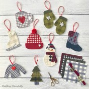 Cozy Christmas Stuffed Ornaments